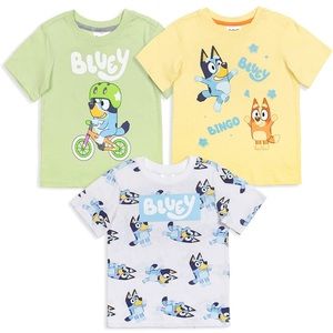 Bluey Short Sleeve Tshirts-Set of 3. New in package!